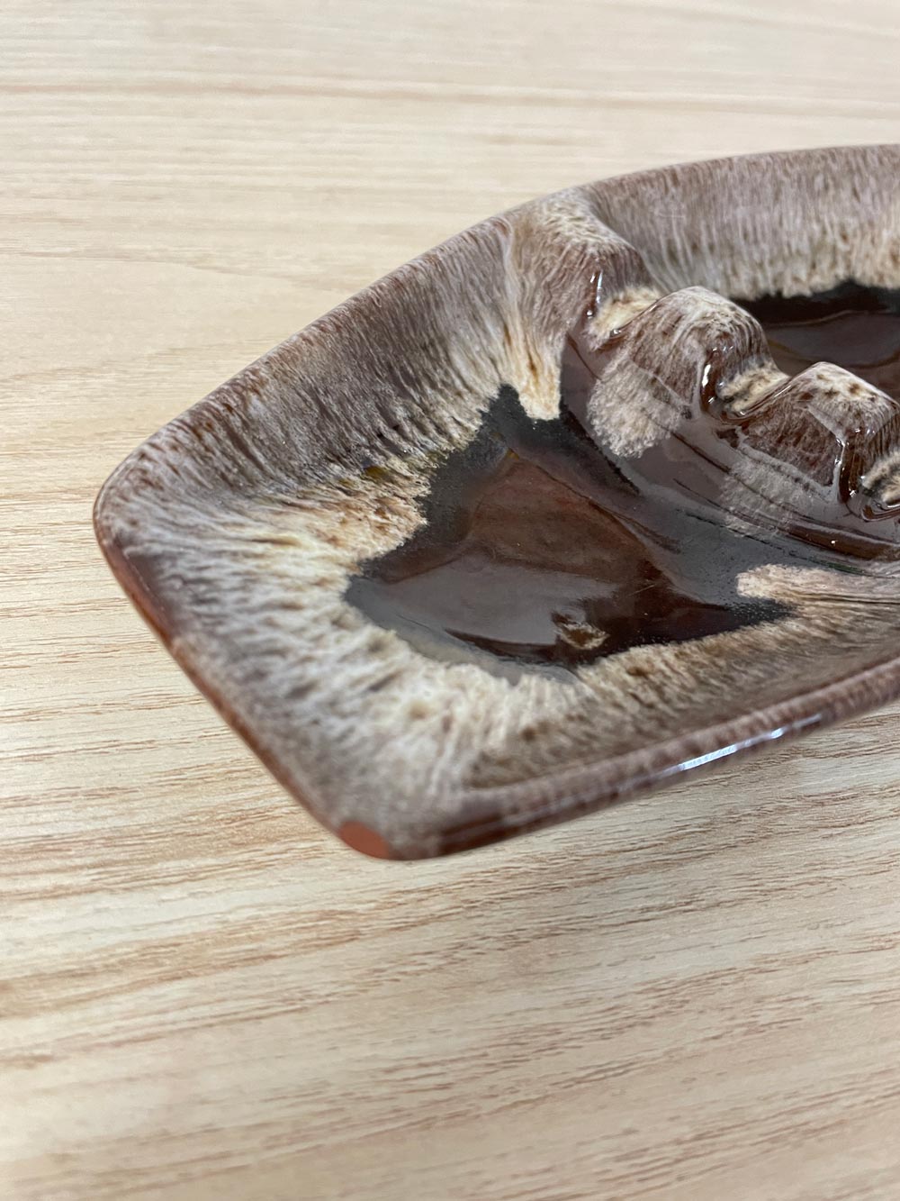 handmade pottery ashtray