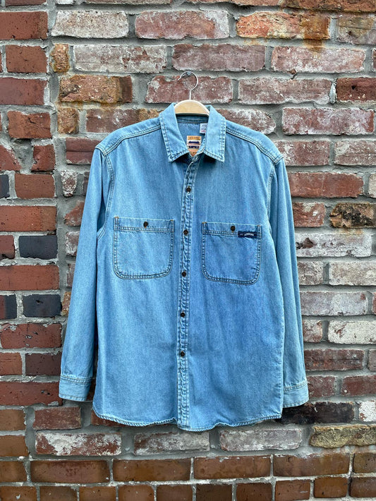 vintage district gasoline denim shirt