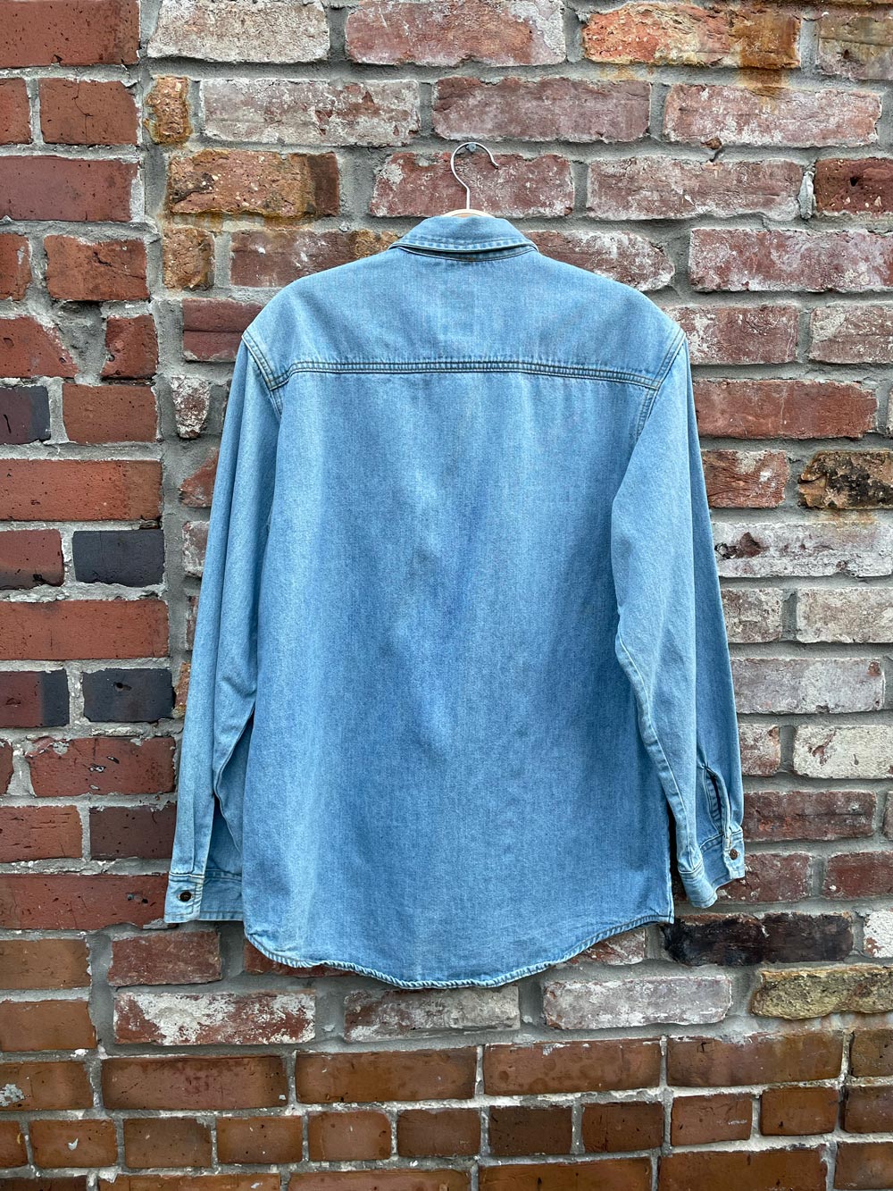 vintage district gasoline denim shirt