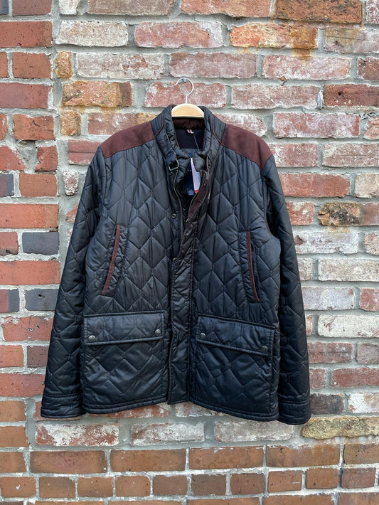 tommy hilfiger quilted chore coat