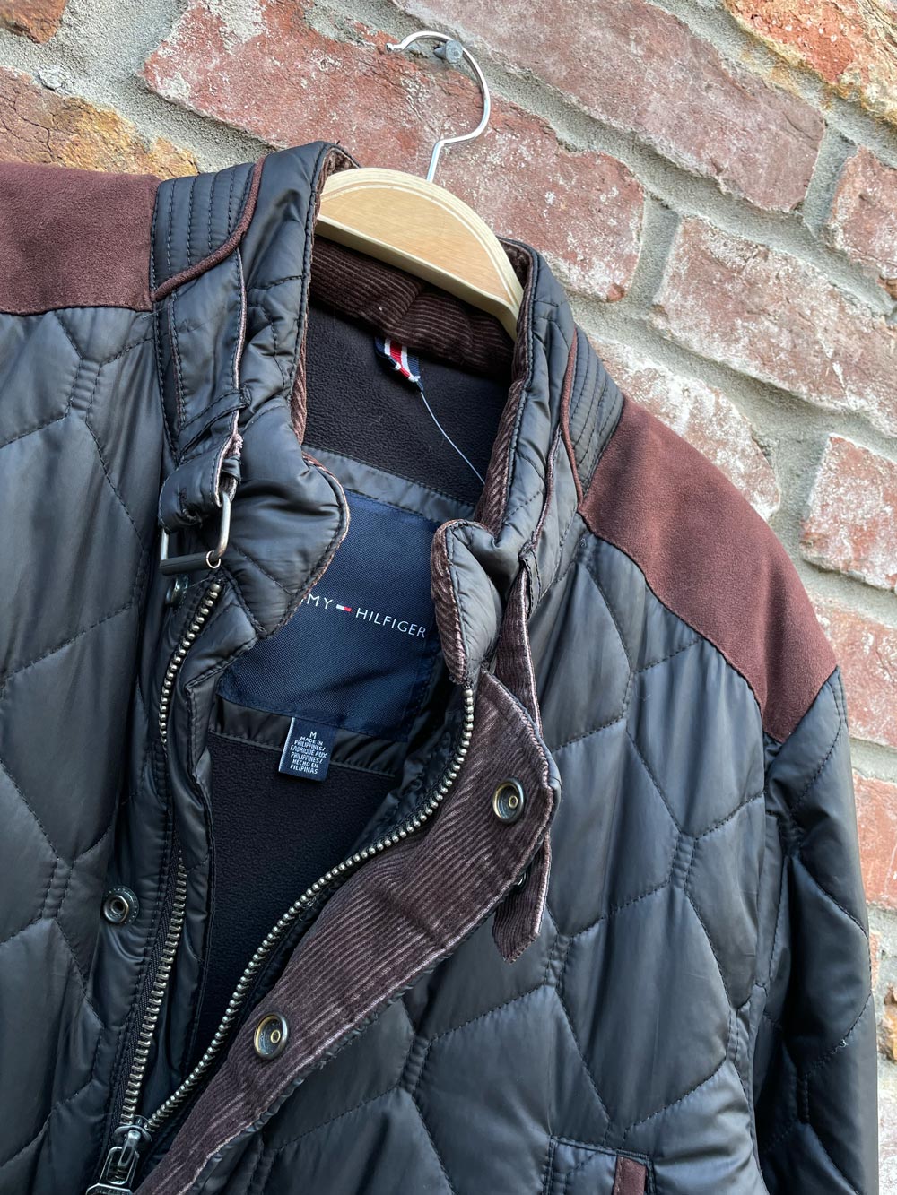 tommy hilfiger quilted chore coat