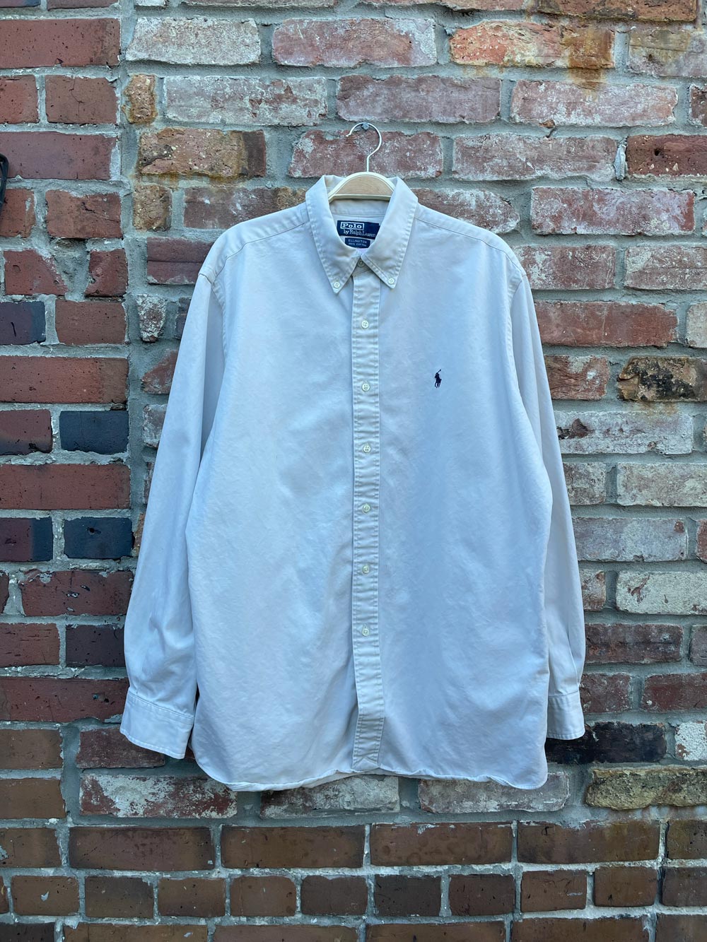 vintage polo ellington twill pony button down shirt