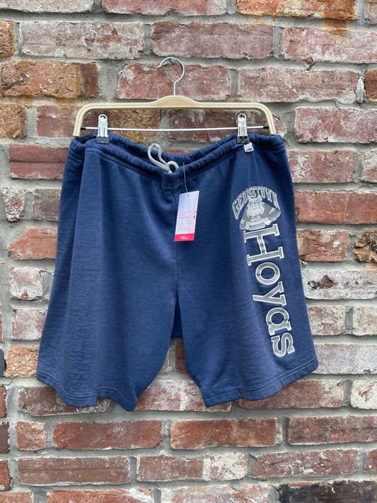 vintage georgetown hoyas sweat shorts