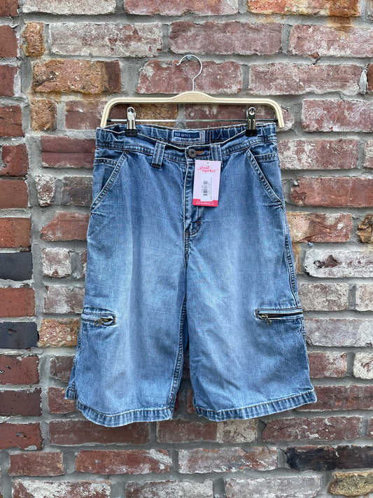 y2k old navy long denim shorts