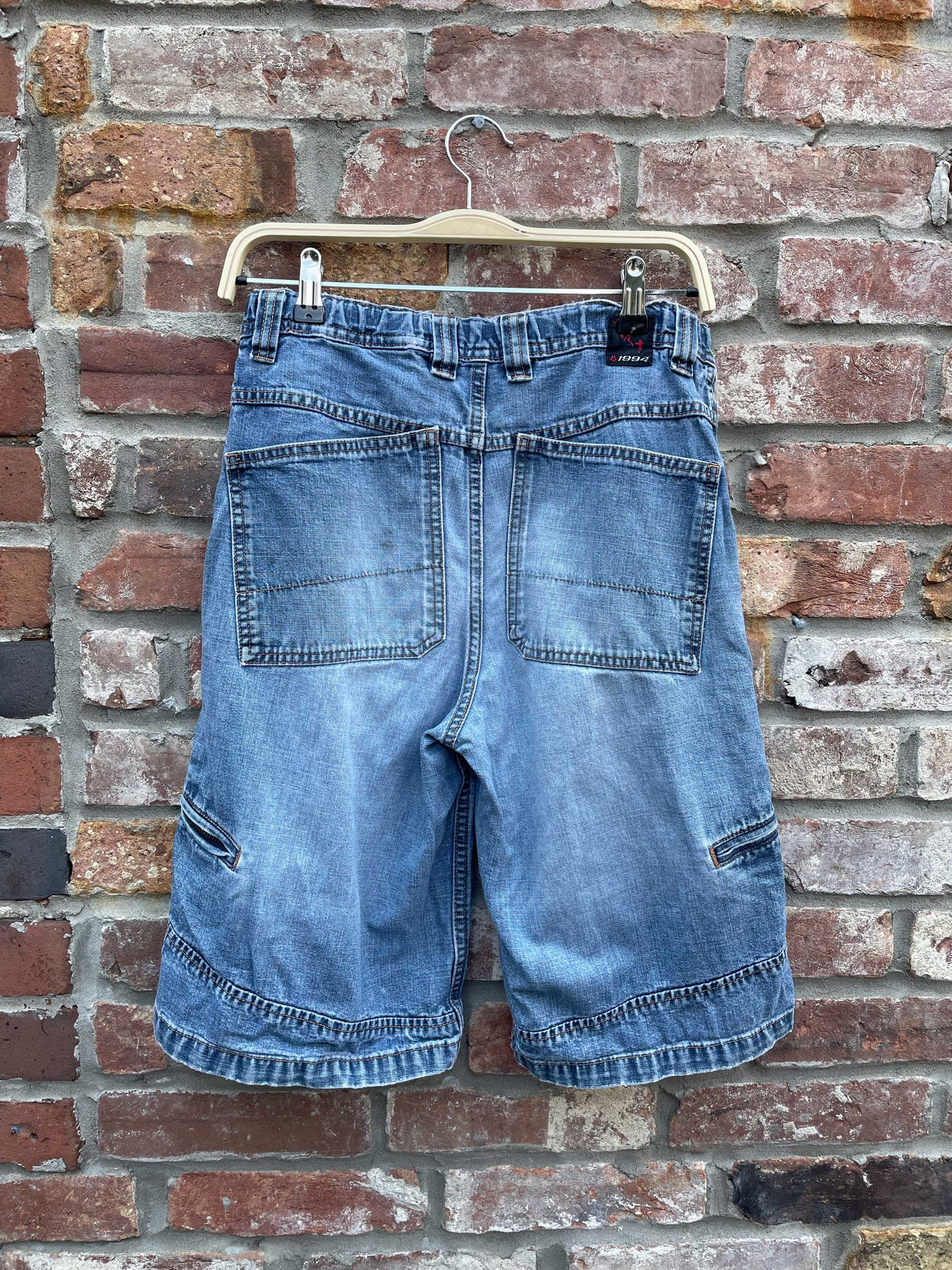 y2k old navy long denim shorts