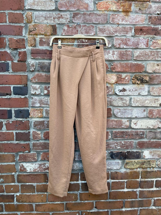 wilfred delacour crossover pleated trouser