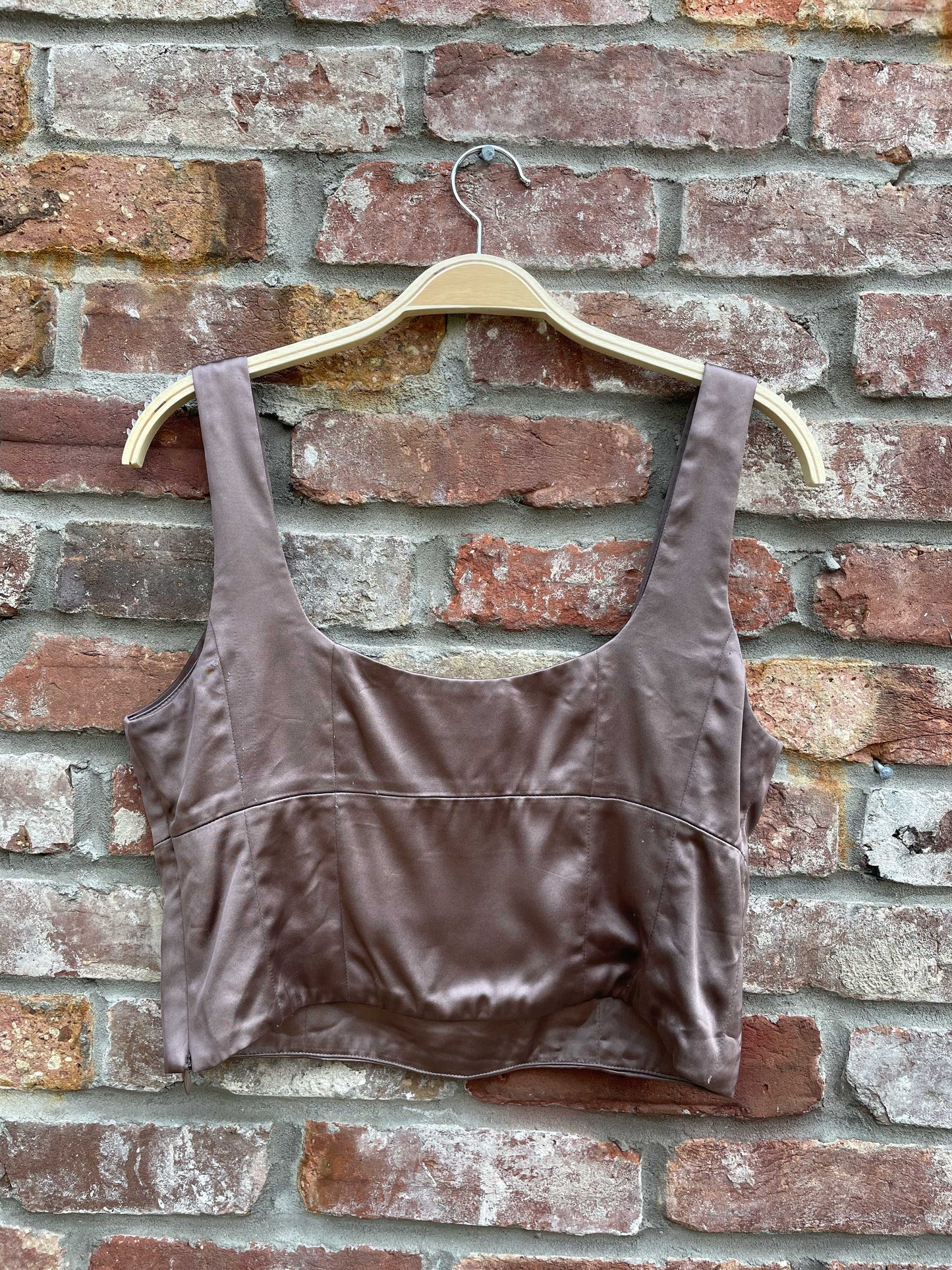 wilfred shine bustier top