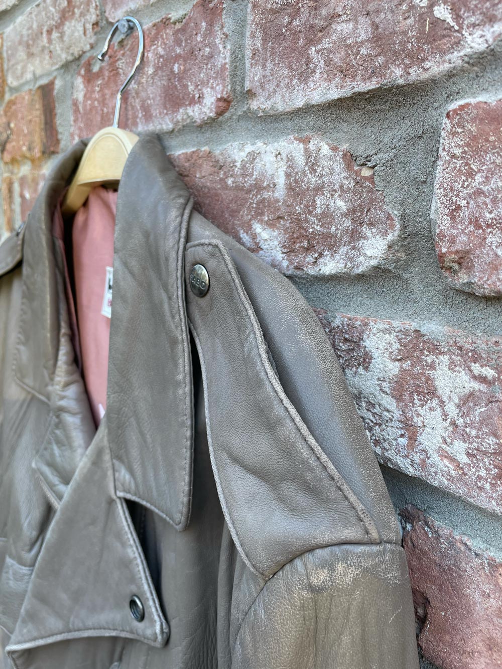 vintage boulevard club sabo butter leather bomber jacket