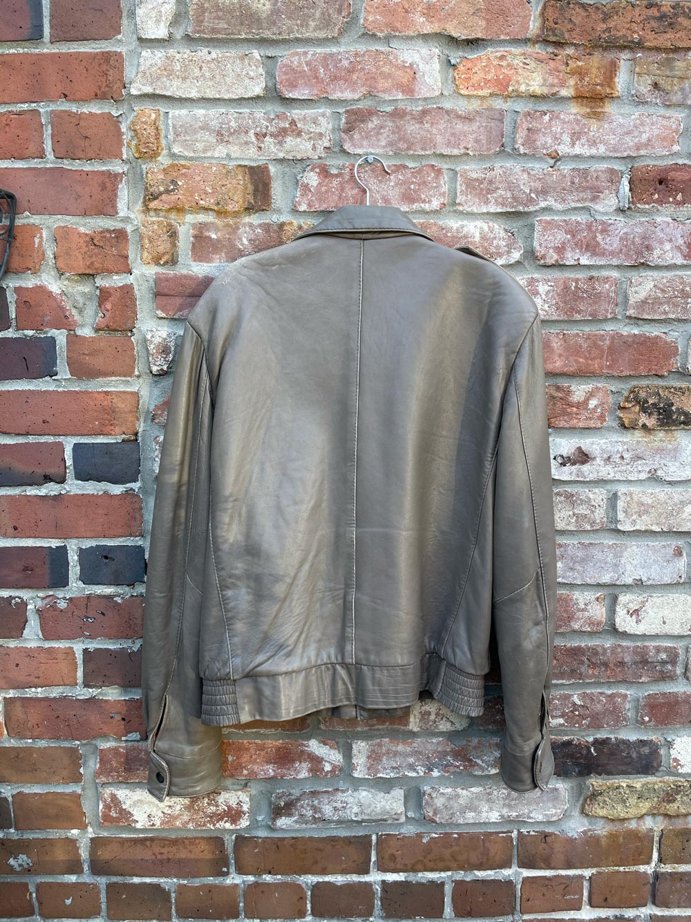 vintage boulevard club sabo butter leather bomber jacket