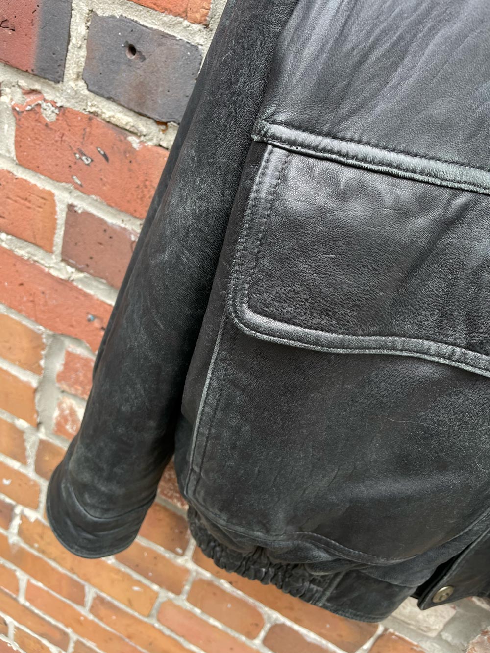 bod & christensen butter leather bomber jacket