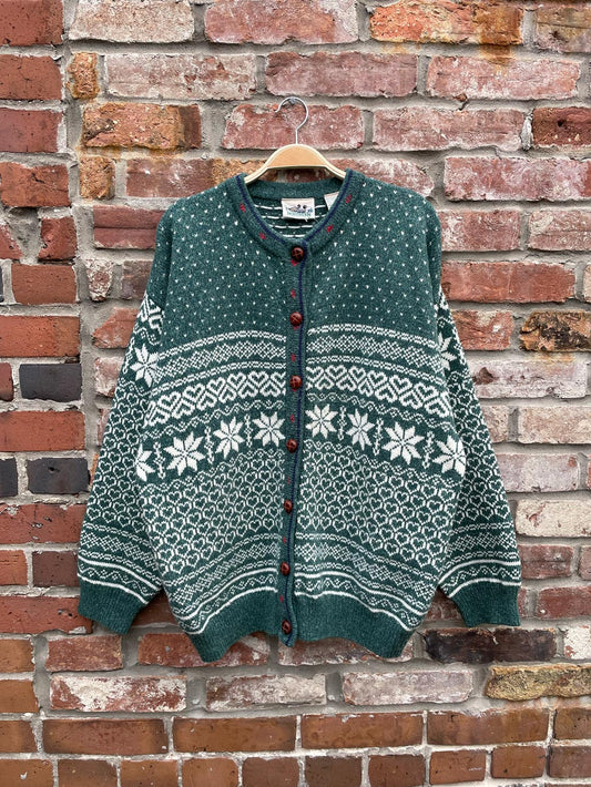 vintage NR wool-blend cottage core cardigan