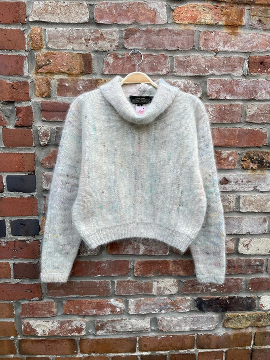 vintage 80s jeanne pierre wool angora sweater