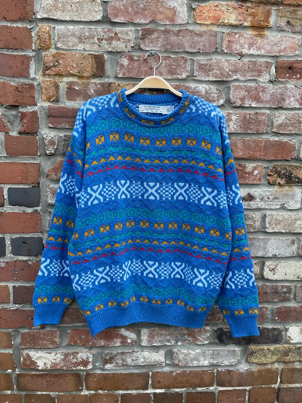 vintage crossings made in usa cotton knit sweater