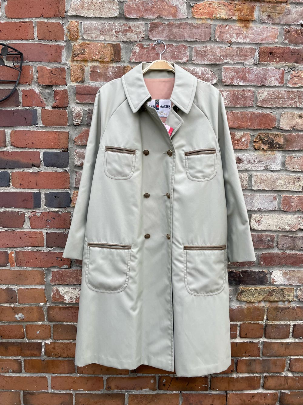 vintage lydia sperlich mod double breasted trench