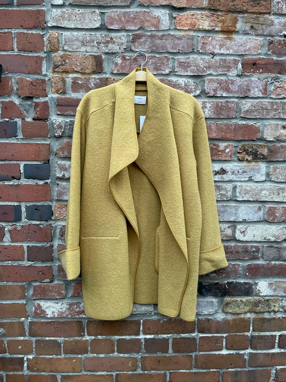 wilfred chandelle 100% merino wool jacket