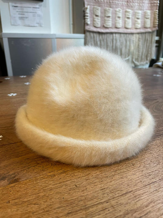 vintage angora-wool diane keaton hat