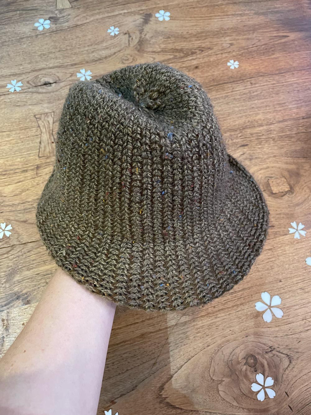 vintage eaton made in italy wool blend knit hat