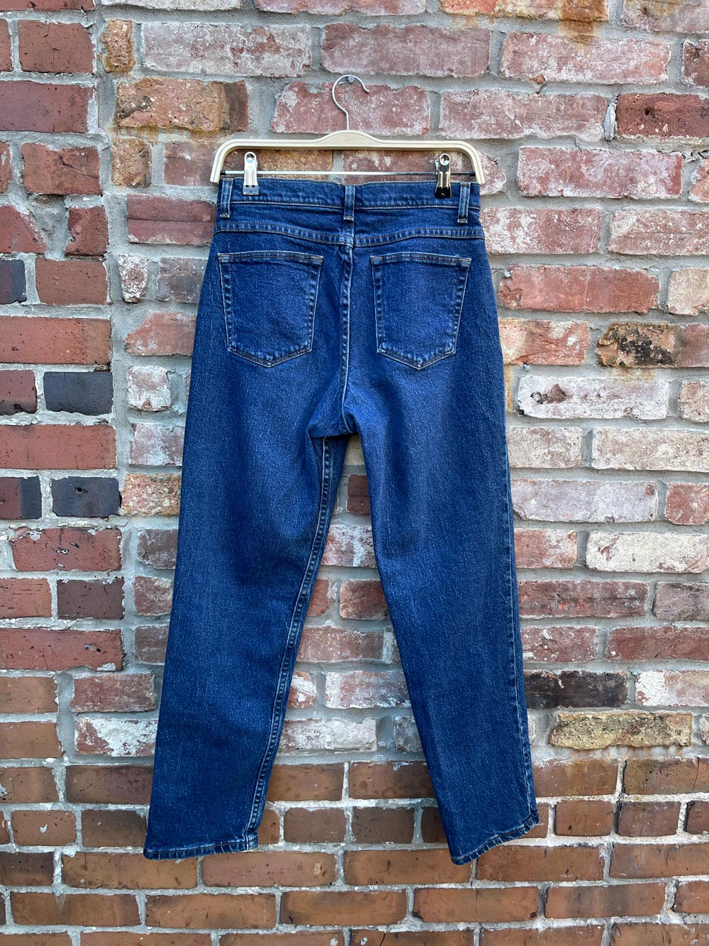 vintage wrangler tapered high rise jeans