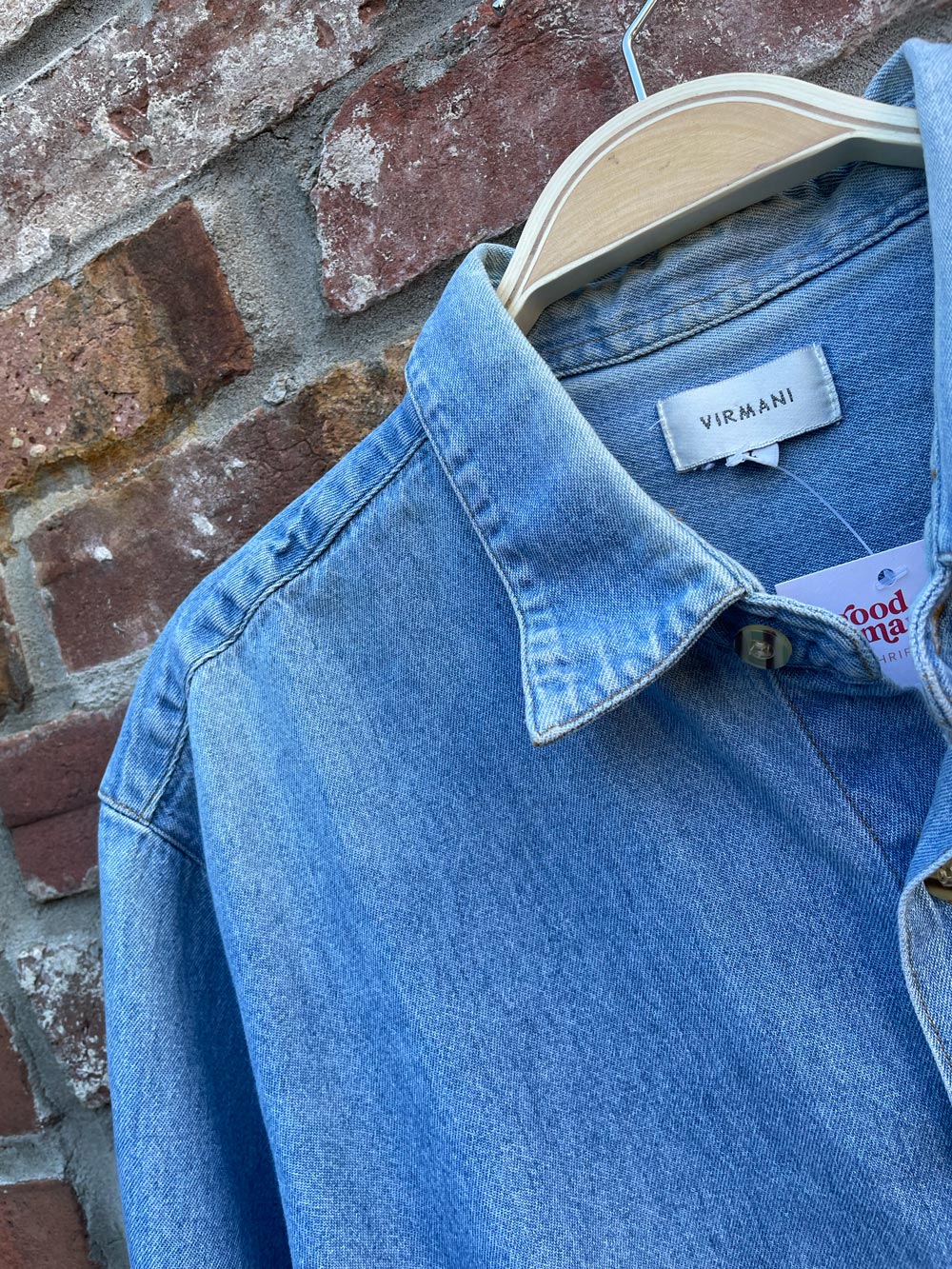 vintage virmani denim shirt