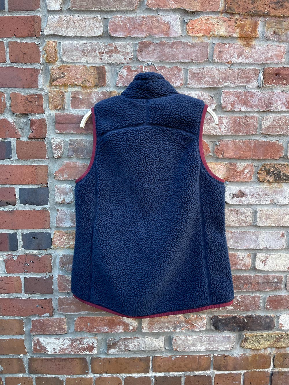 vintage ll bean deep pile fleece vest