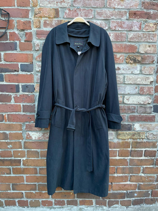 vintage christian dumas soft touch lined trench coat