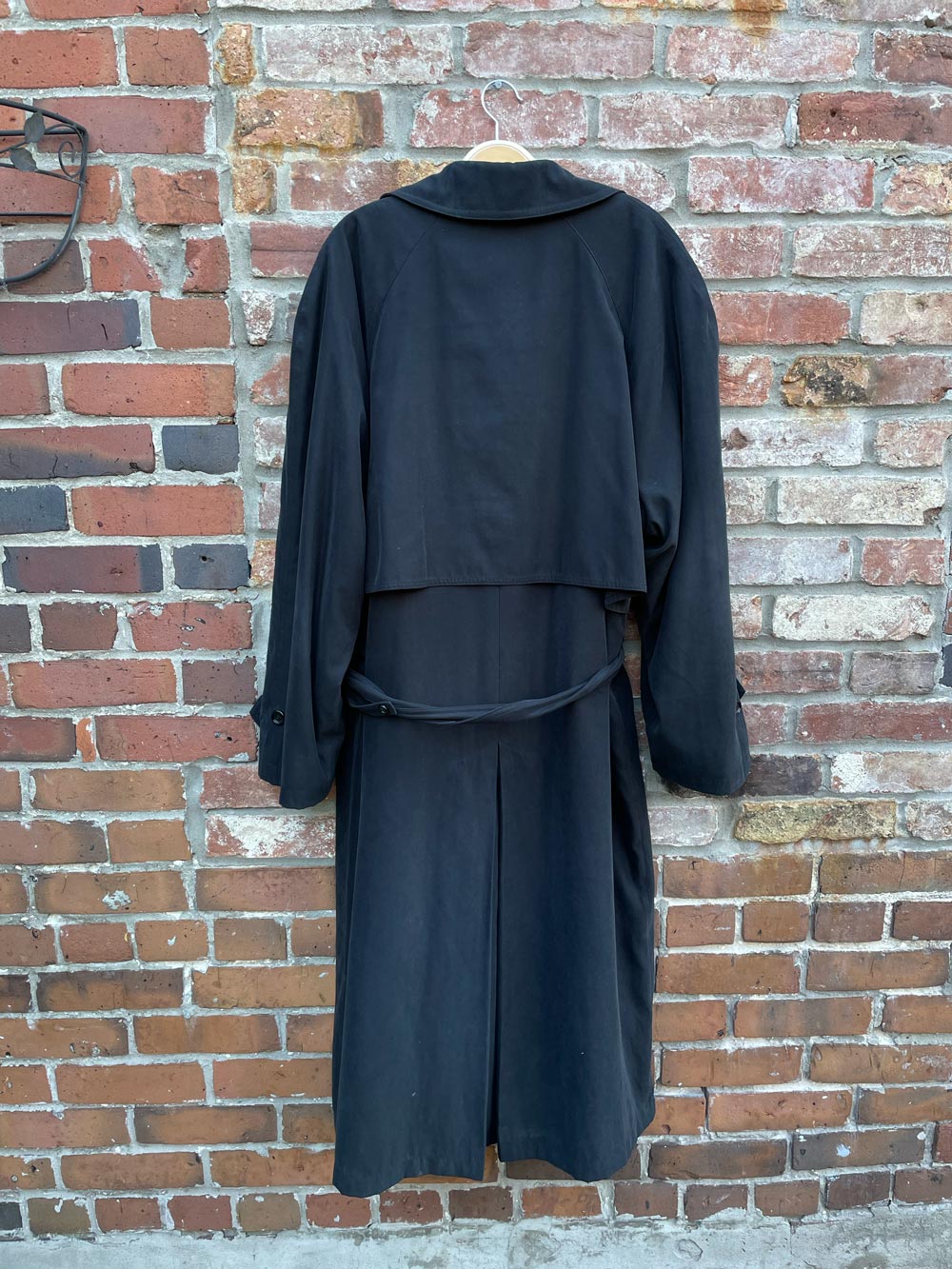 vintage christian dumas soft touch lined trench coat