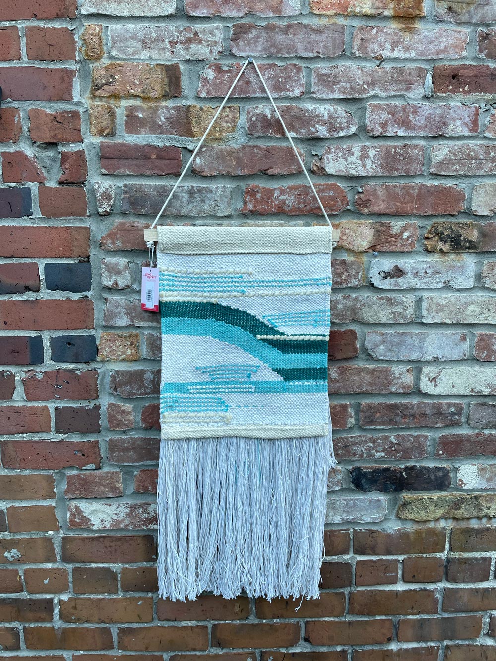 boho tufted macrame wall hanging