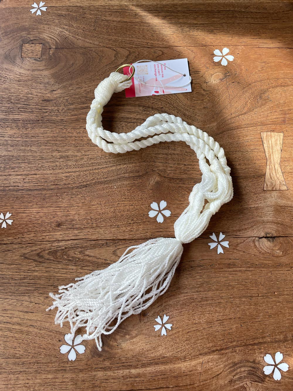 vintage 70s retro macrame pot holder