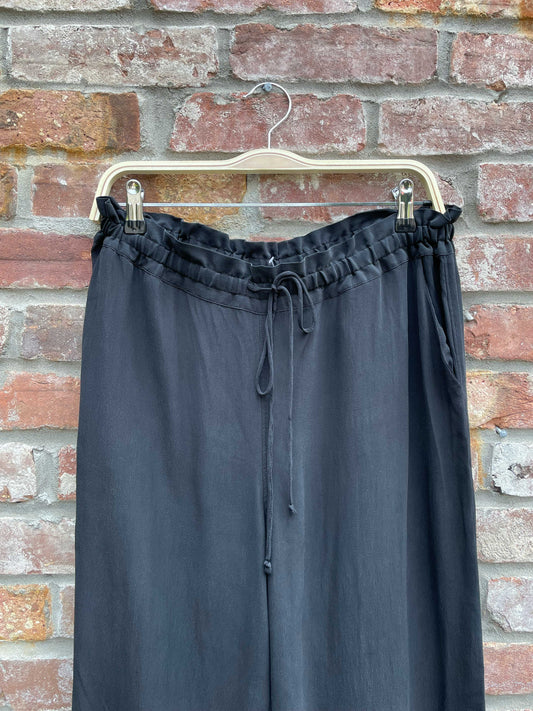 joe fresh 100% silk wide leg pants