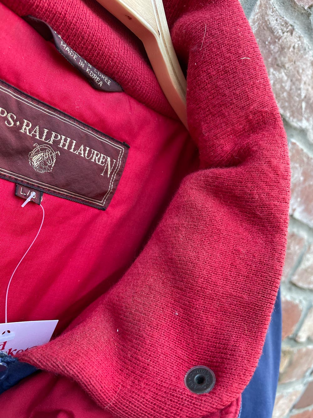 vintage chaps ralph lauren bomber jacket