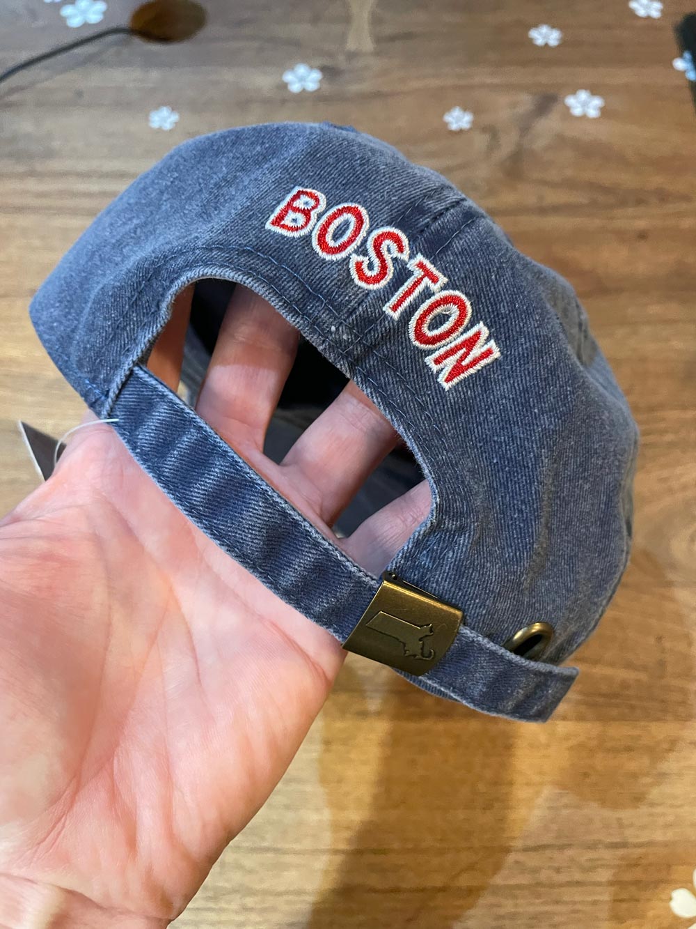 bay state apparel faded cotton boston hat