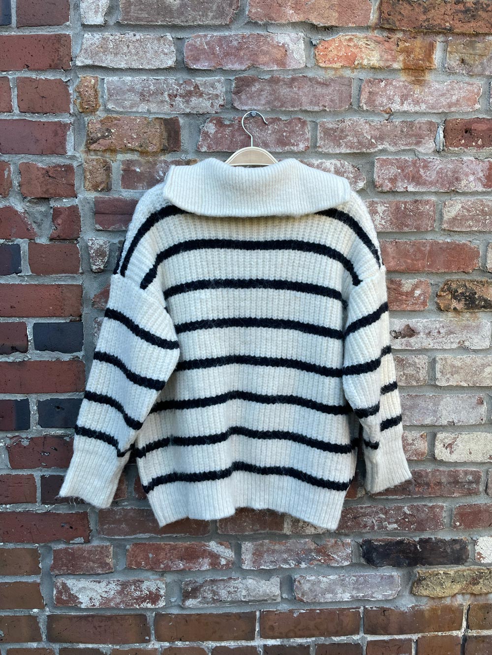 shirley chunky 1/2 zip oversized sweater