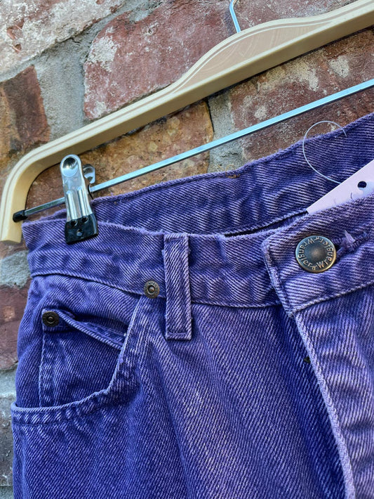 vintage wrangler purple high rise jeans