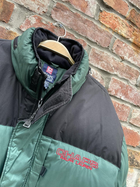 vintage chaps ralph lauren down puffer coat