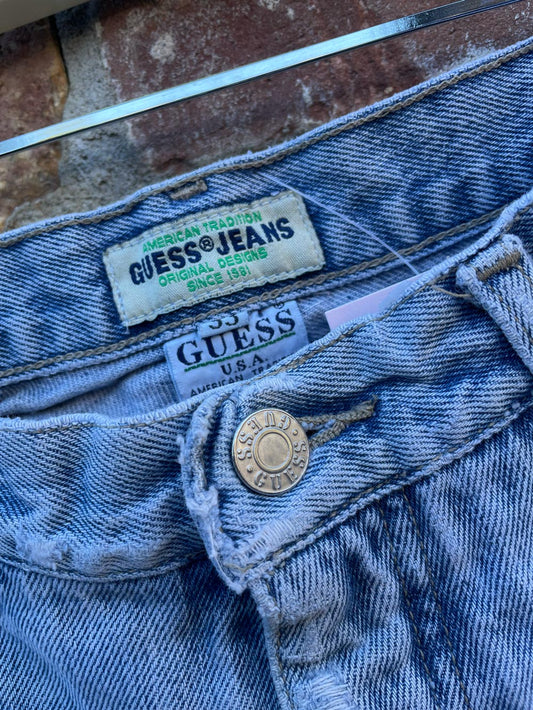 vintage 90s guess light wash jeans