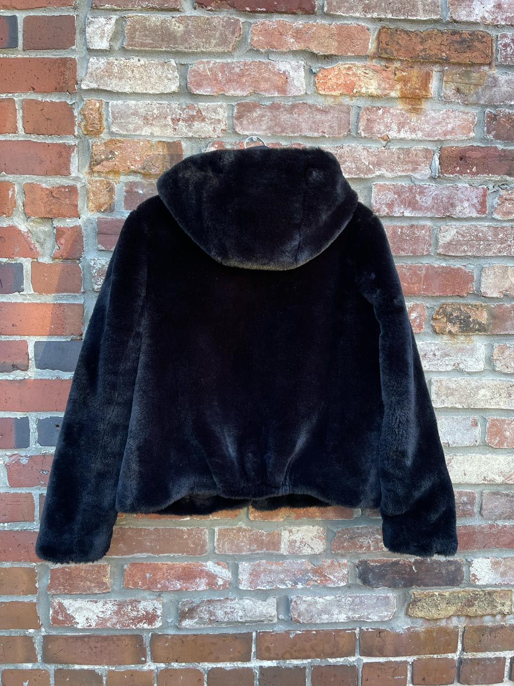 maison cinqcent faux fur hooded coat