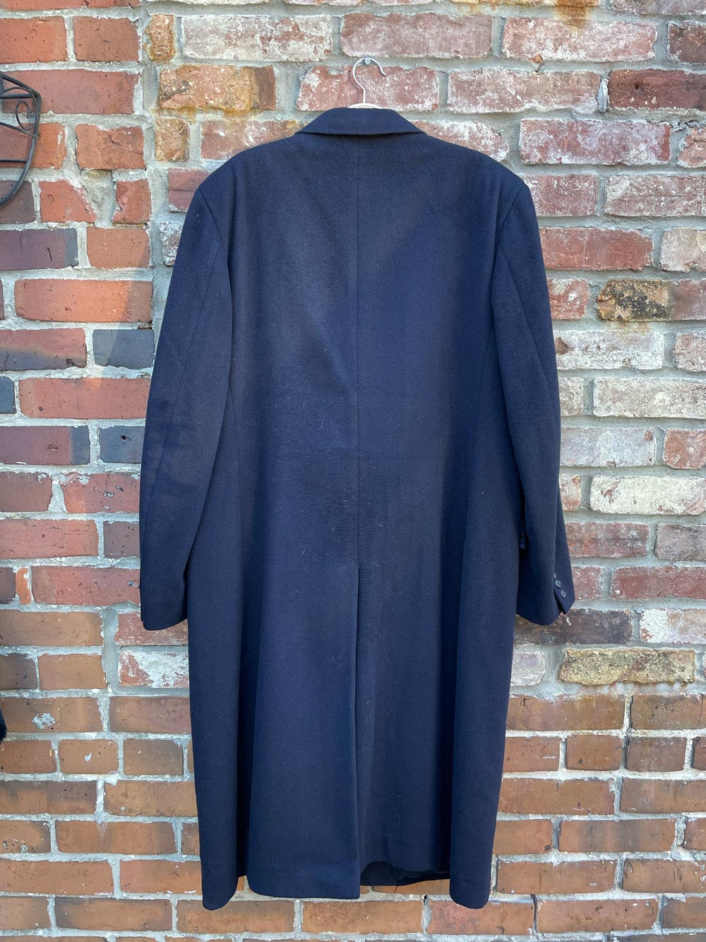 vintage ports double breasted pure wool coat