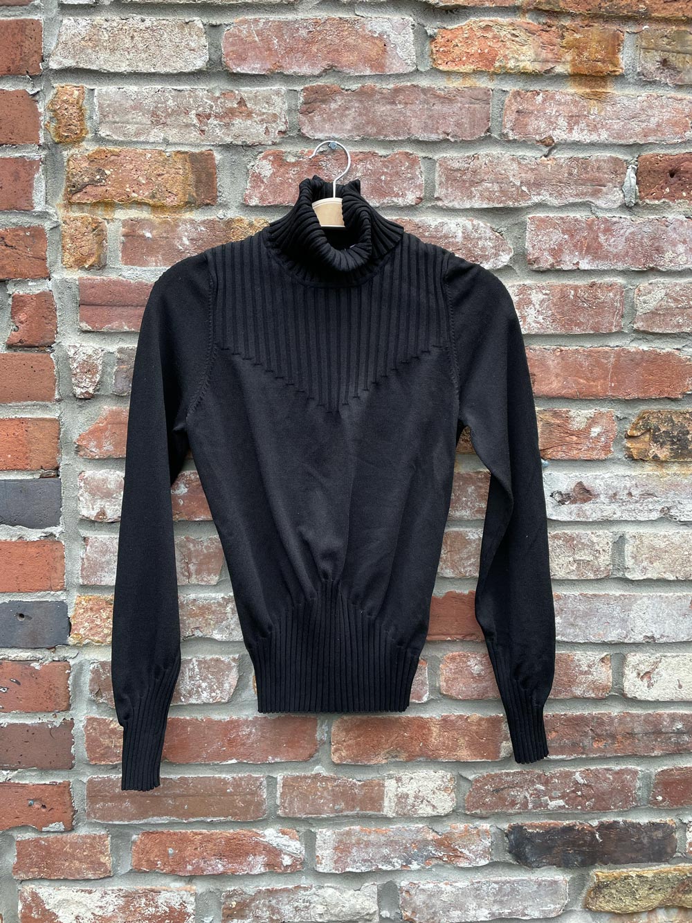 vermani ribbed snatch turtleneck