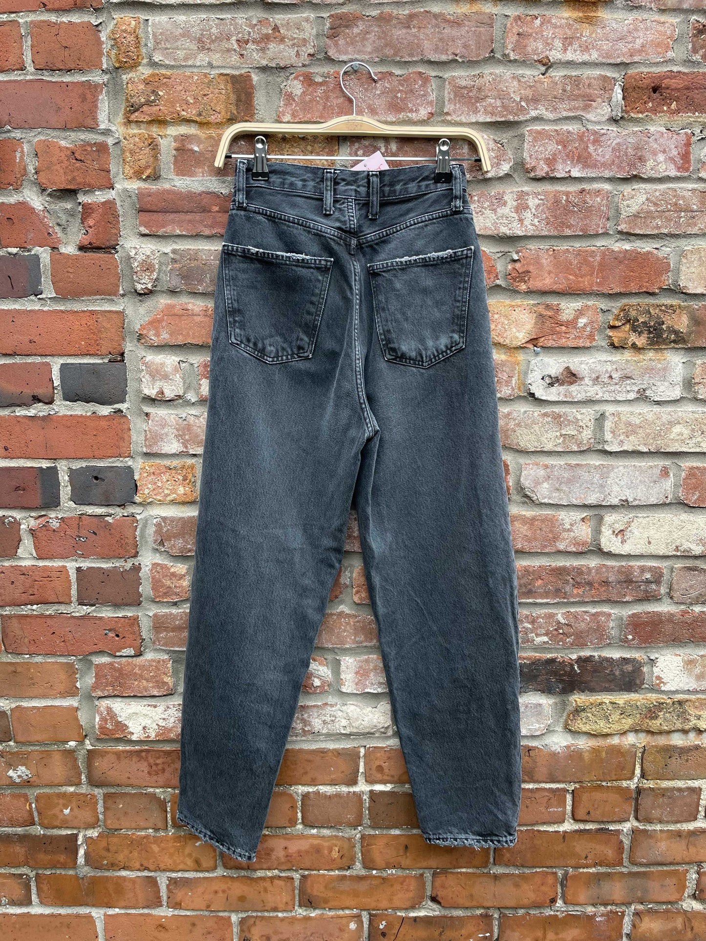 agolde balloon leg organic cotton jeans