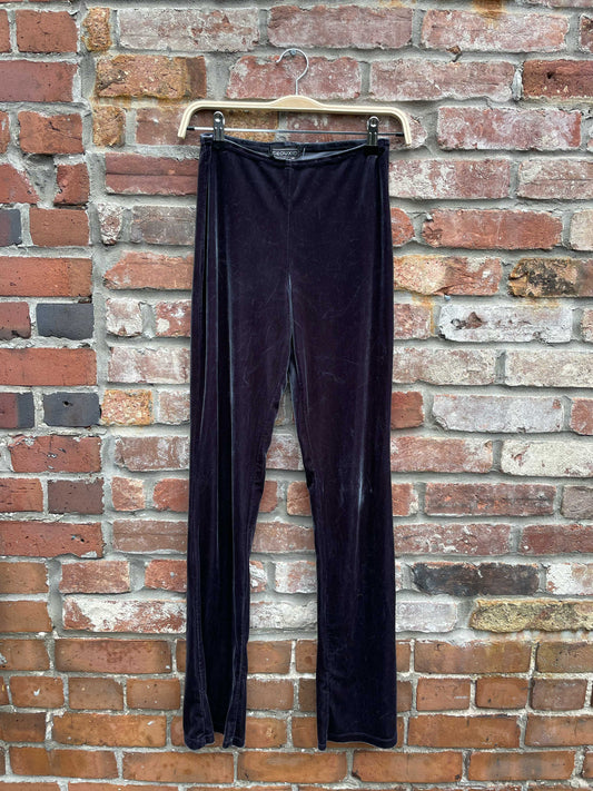 vintage 90s ceduxion flare leg velvet pants