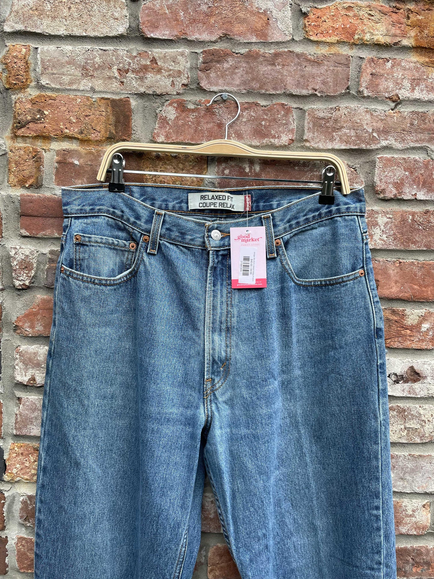 vintage 00s levi's relaxed baggy fit jeans