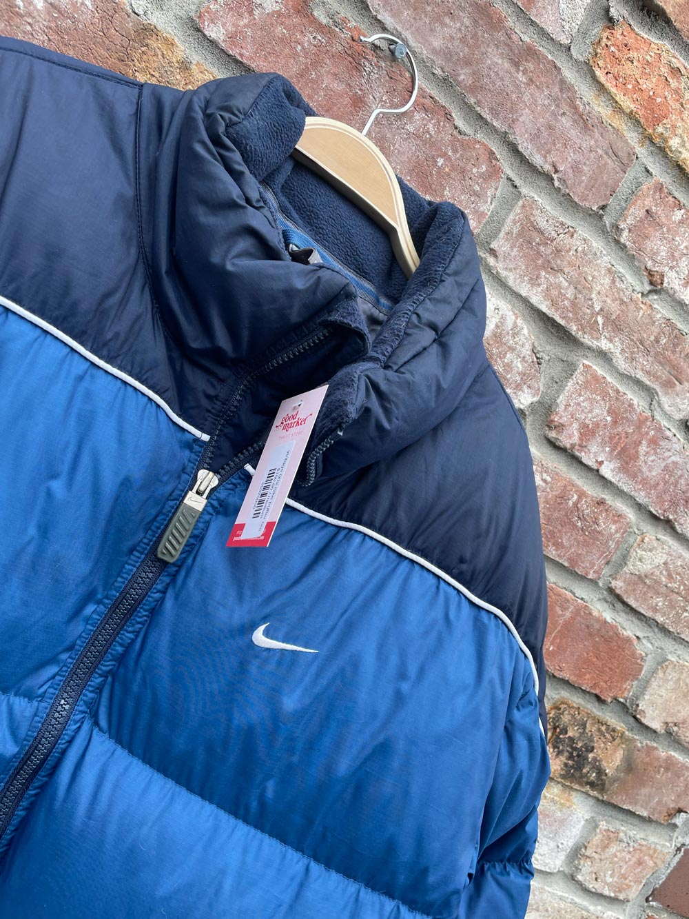 vintage 00s nike puffer coat