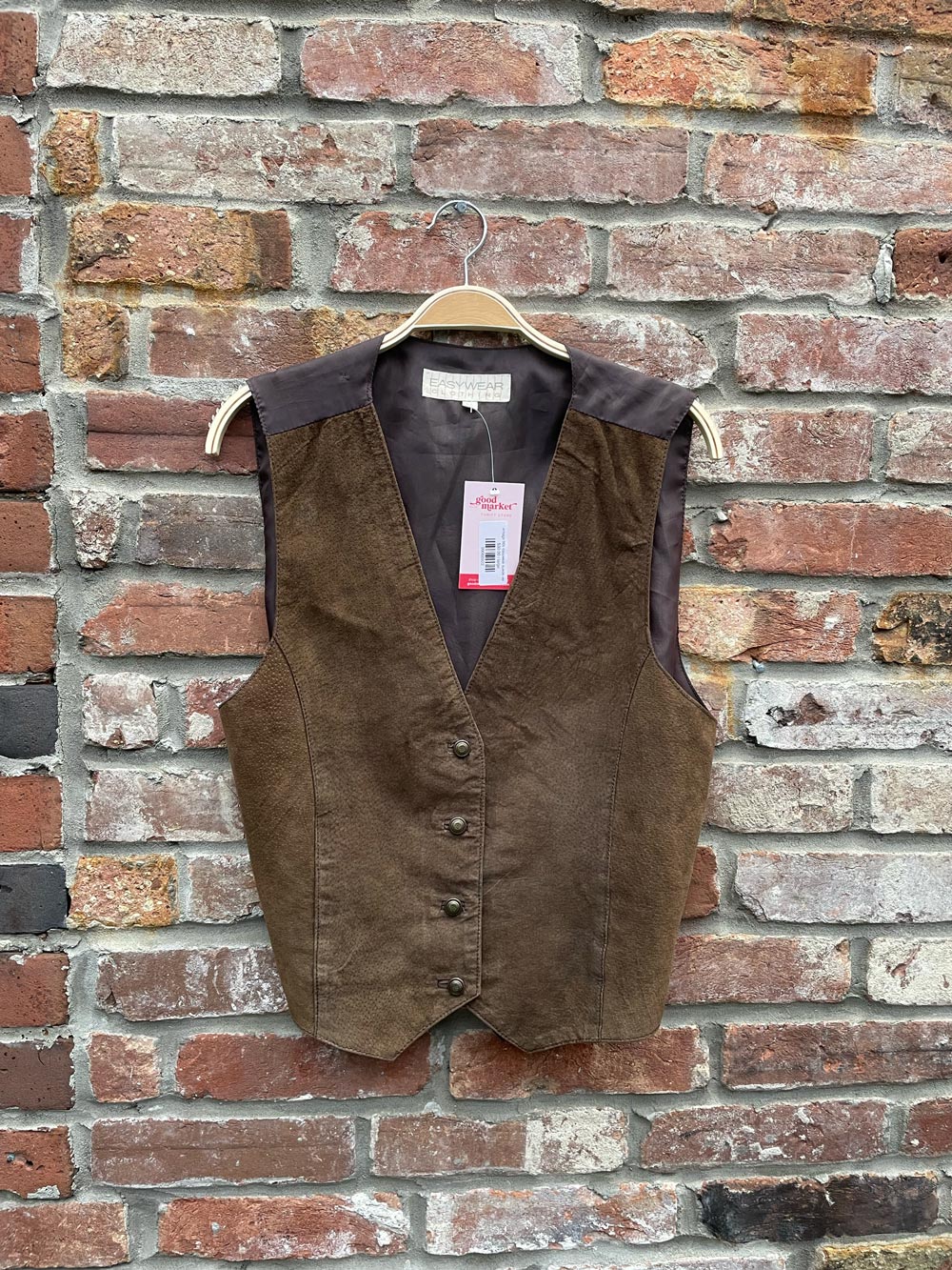 vintage 90s easywear suede vest