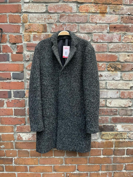 selected homme brove wool blend coat