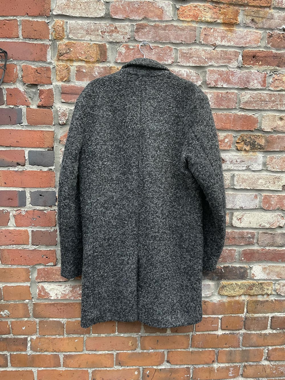 selected homme brove wool blend coat