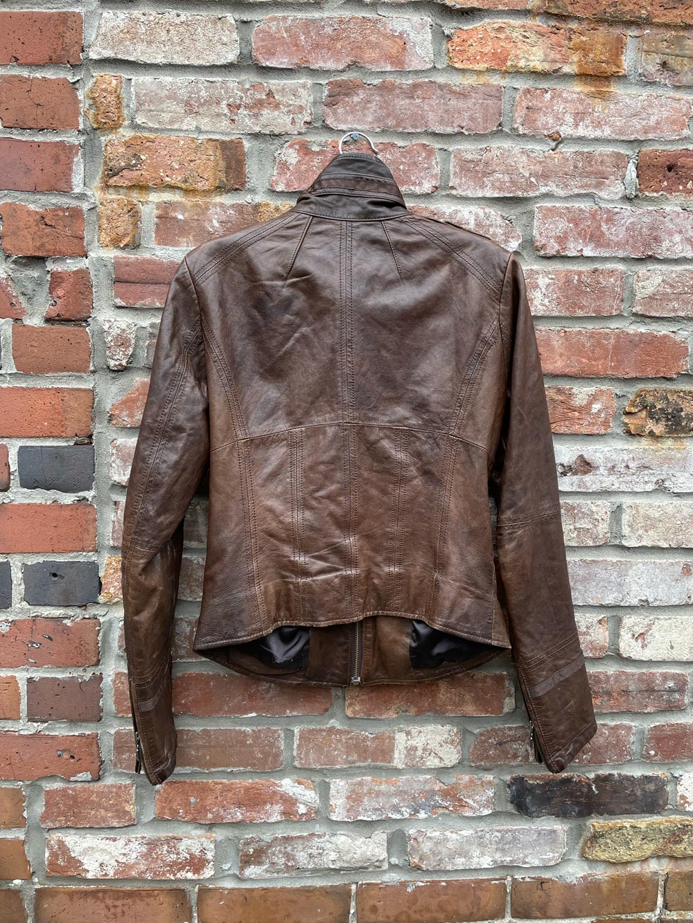 danier italian leather biker jacket