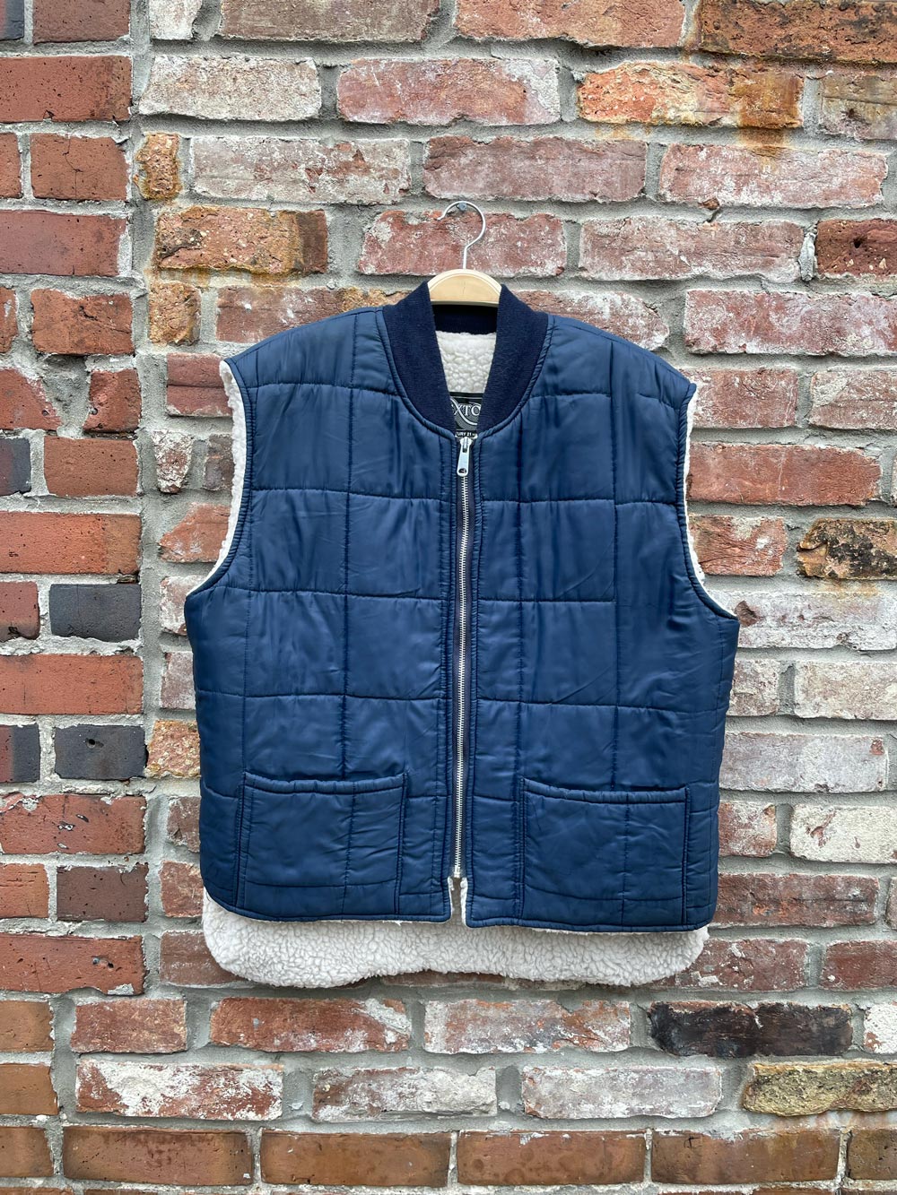 vintage sexton sherpa lined liner vest