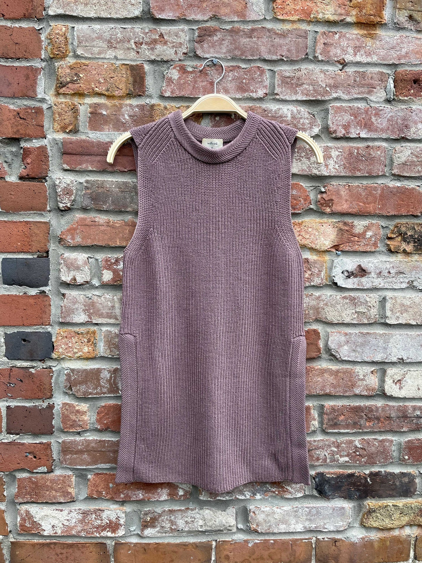 wilfred wool palmier sleeveless sweater