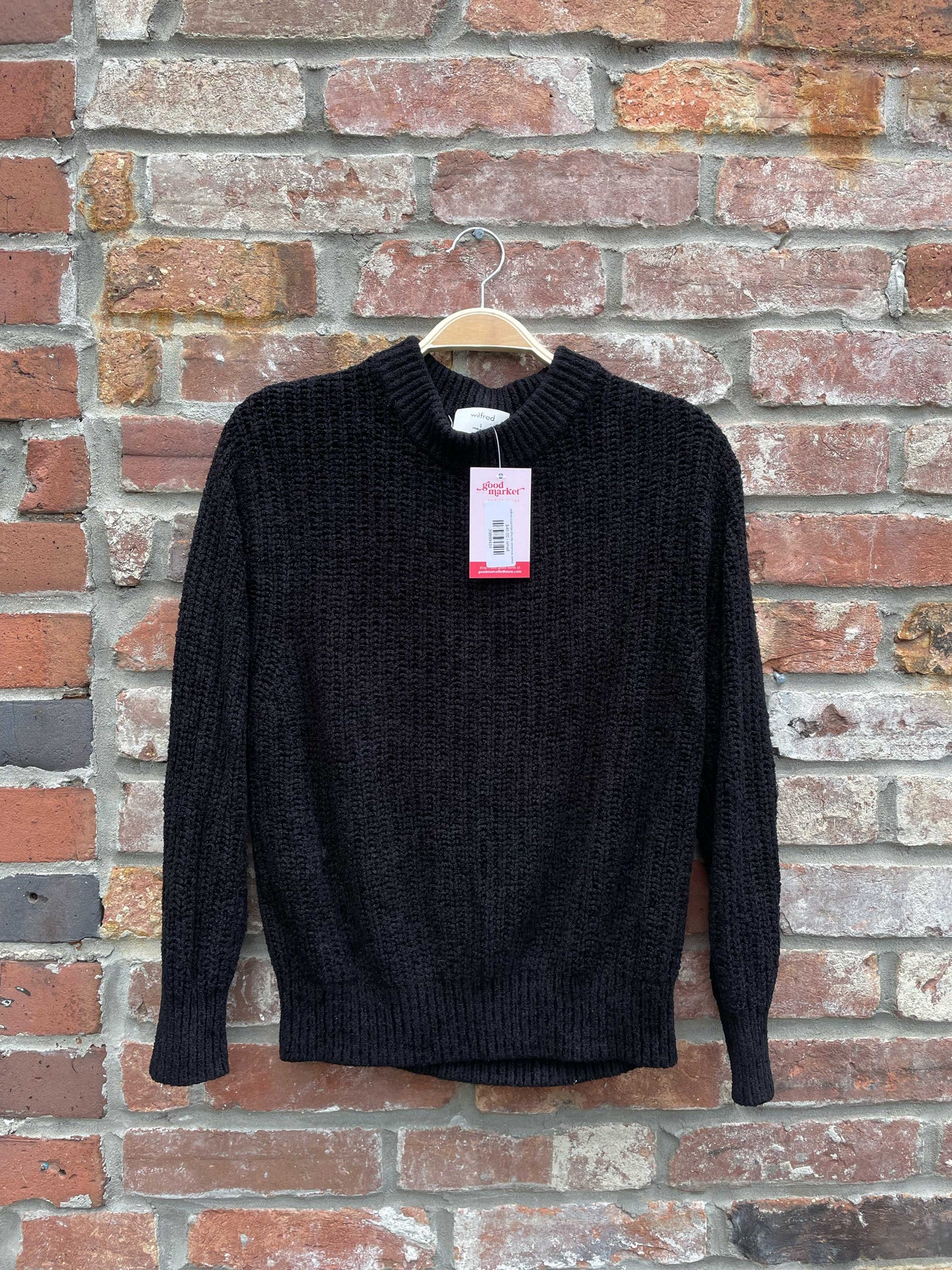 wilfred essential chenille crewneck sweater