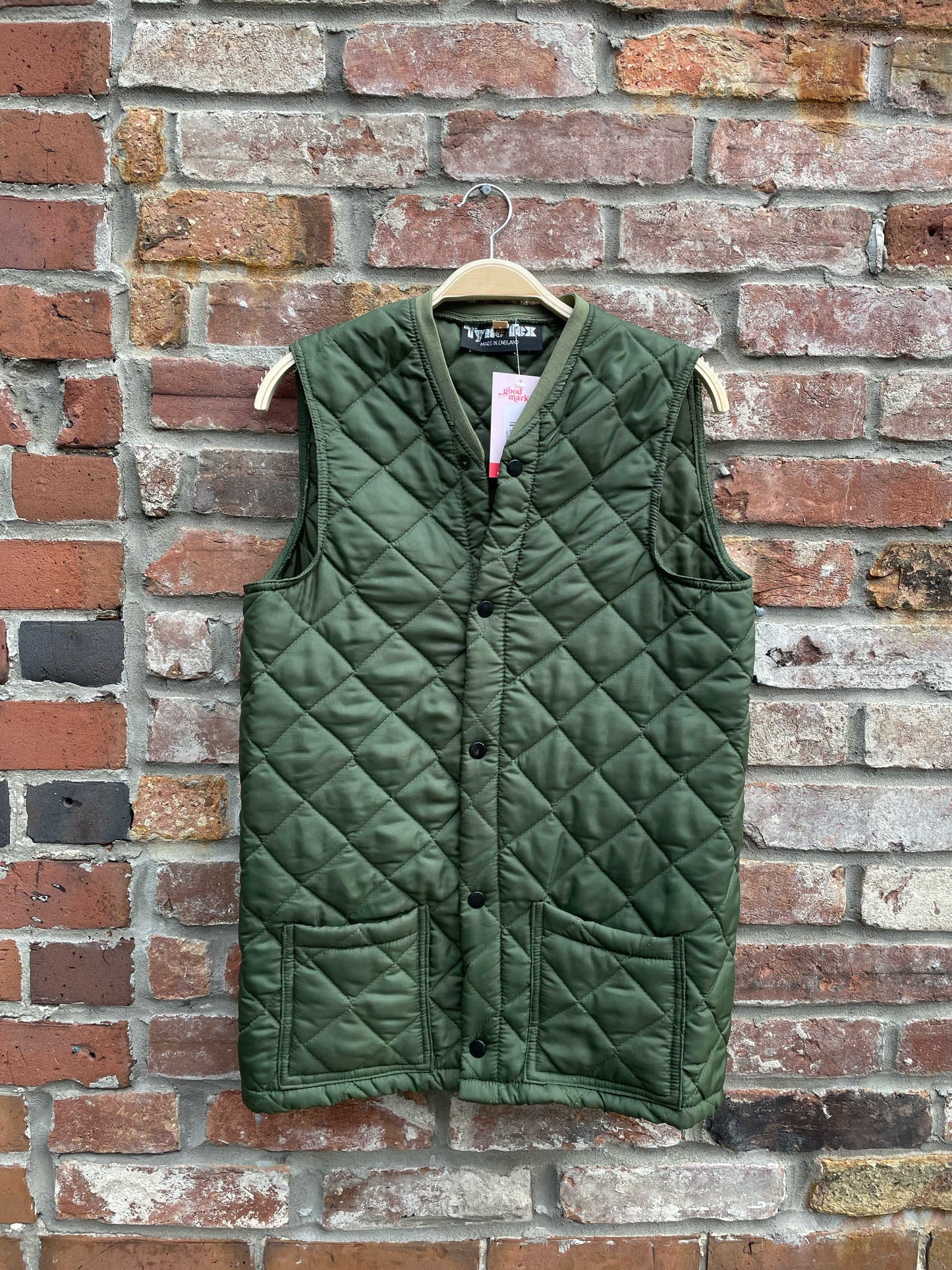 vintage tyne tex quilted liner vest